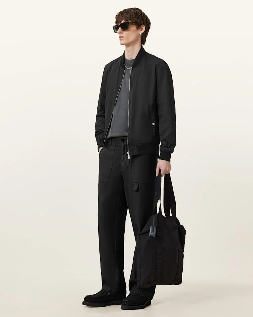 BASSETT REVERSIBLE RAMSKULL BOMBER JACKET - 1