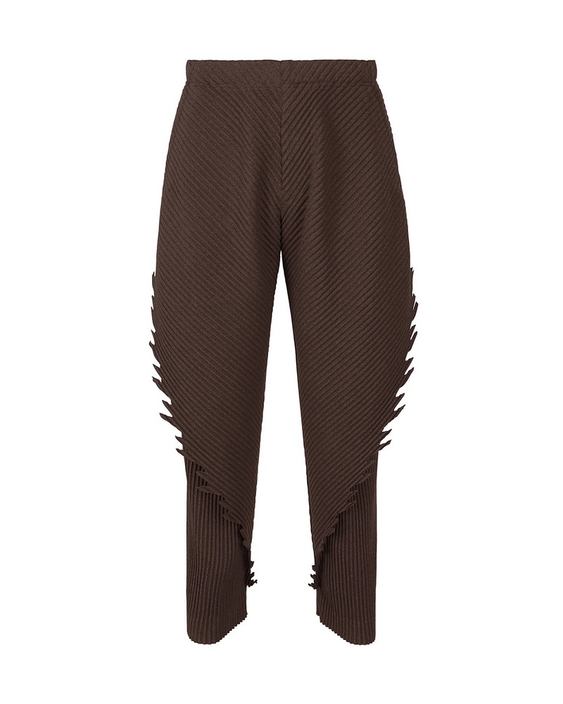 Serrate Trousers Brown (no.44) - 1