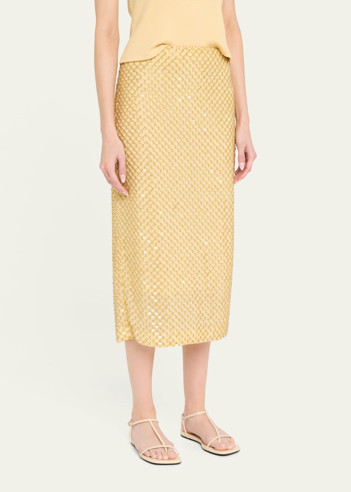 Allora Beaded Midi Skirt - 4