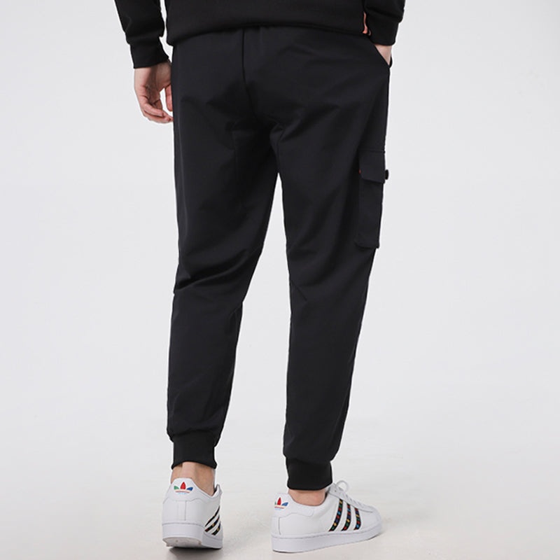 adidas neo Running Training Cozy Breathable Casual Woven Sports Pants Black GP4845 - 4