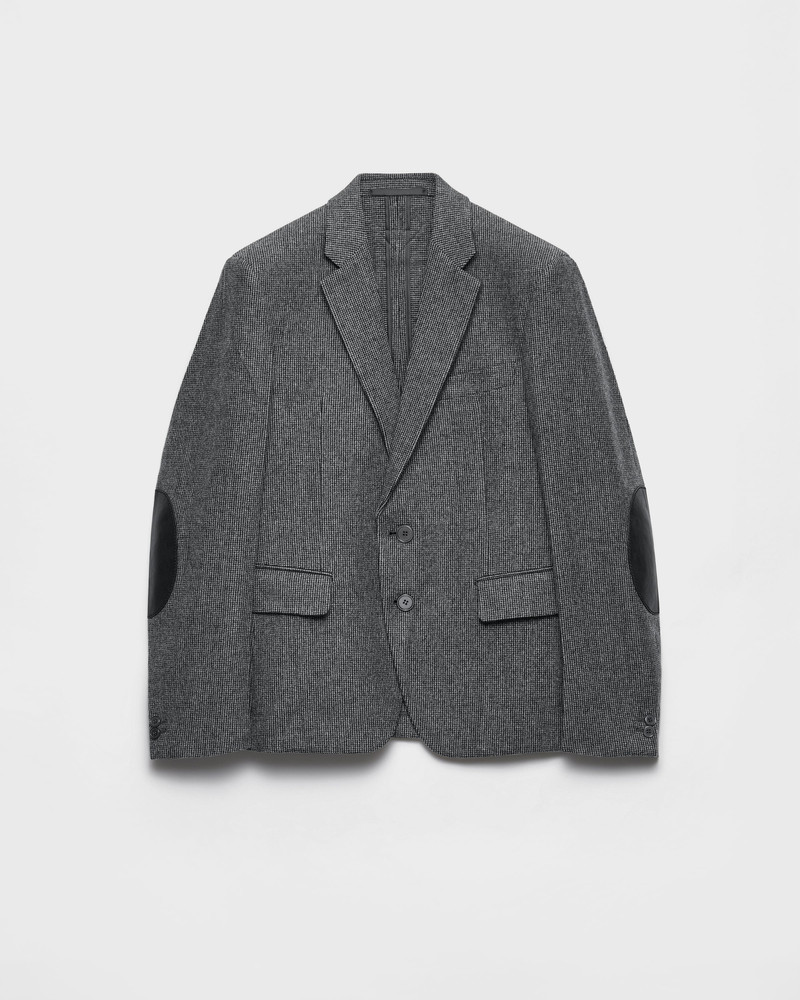 Single-breasted wool jacket 1