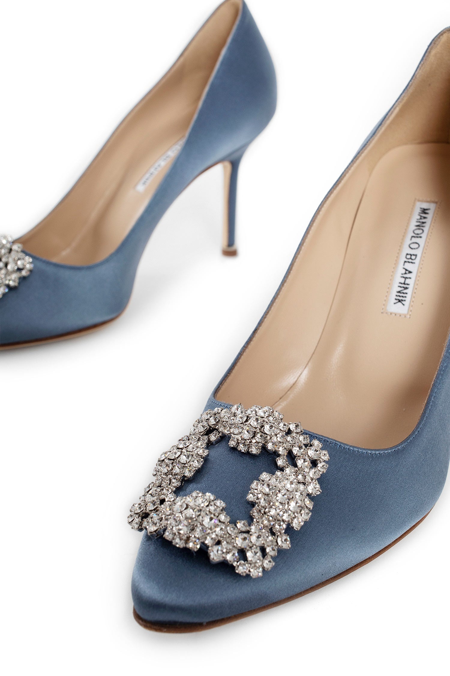 MANOLO BLAHNIK WOMAN BLUE PUMPS - 6