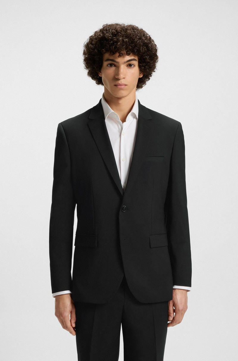 SLIM-FIT BLAZER IN PATTERNED WOOL 2