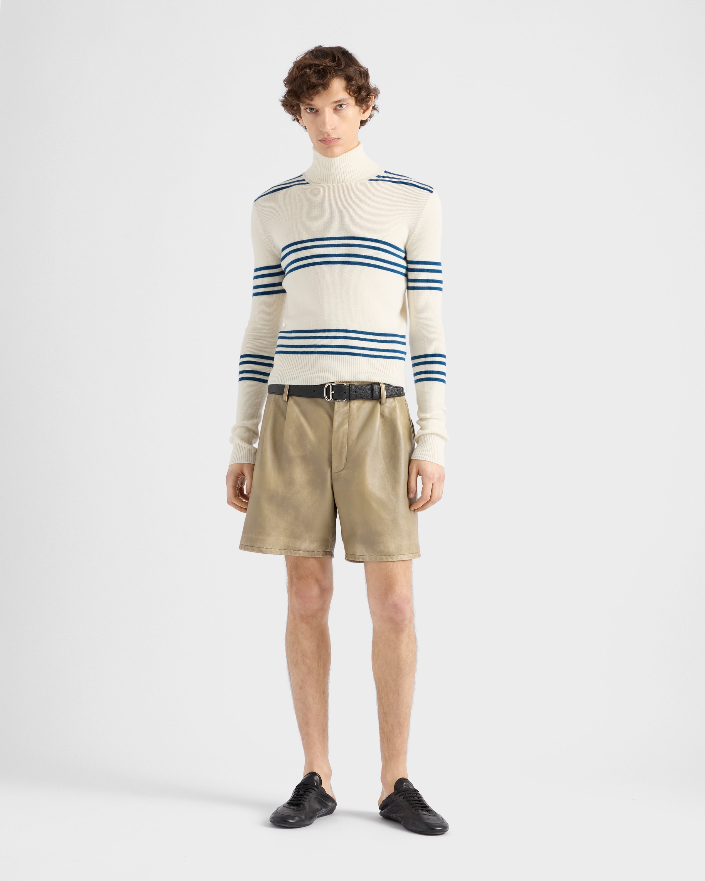 Nappa leather Bermudas - 2