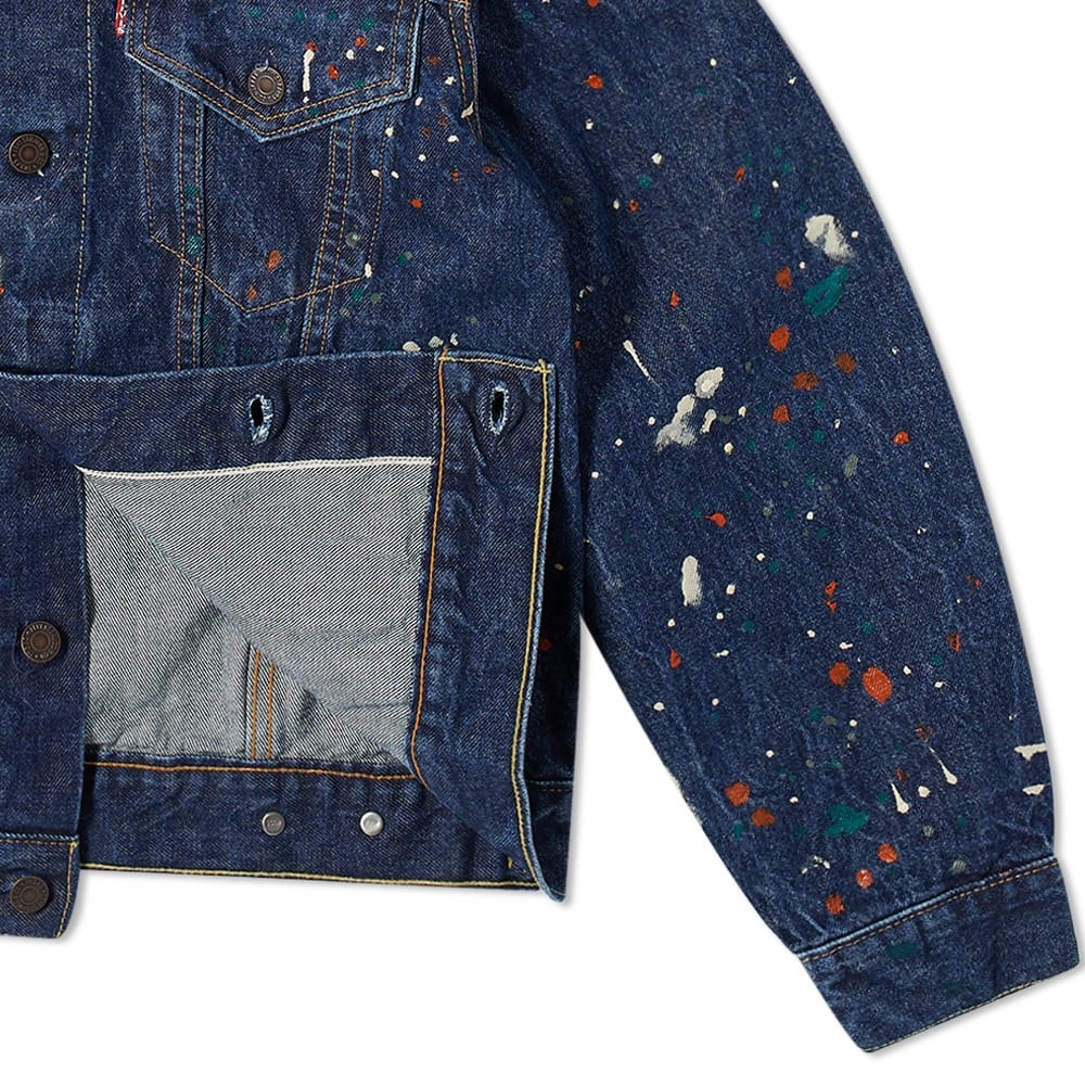 END. x Levi'sÂ® 'Painted' Selvedge Trucker Jacket - 2