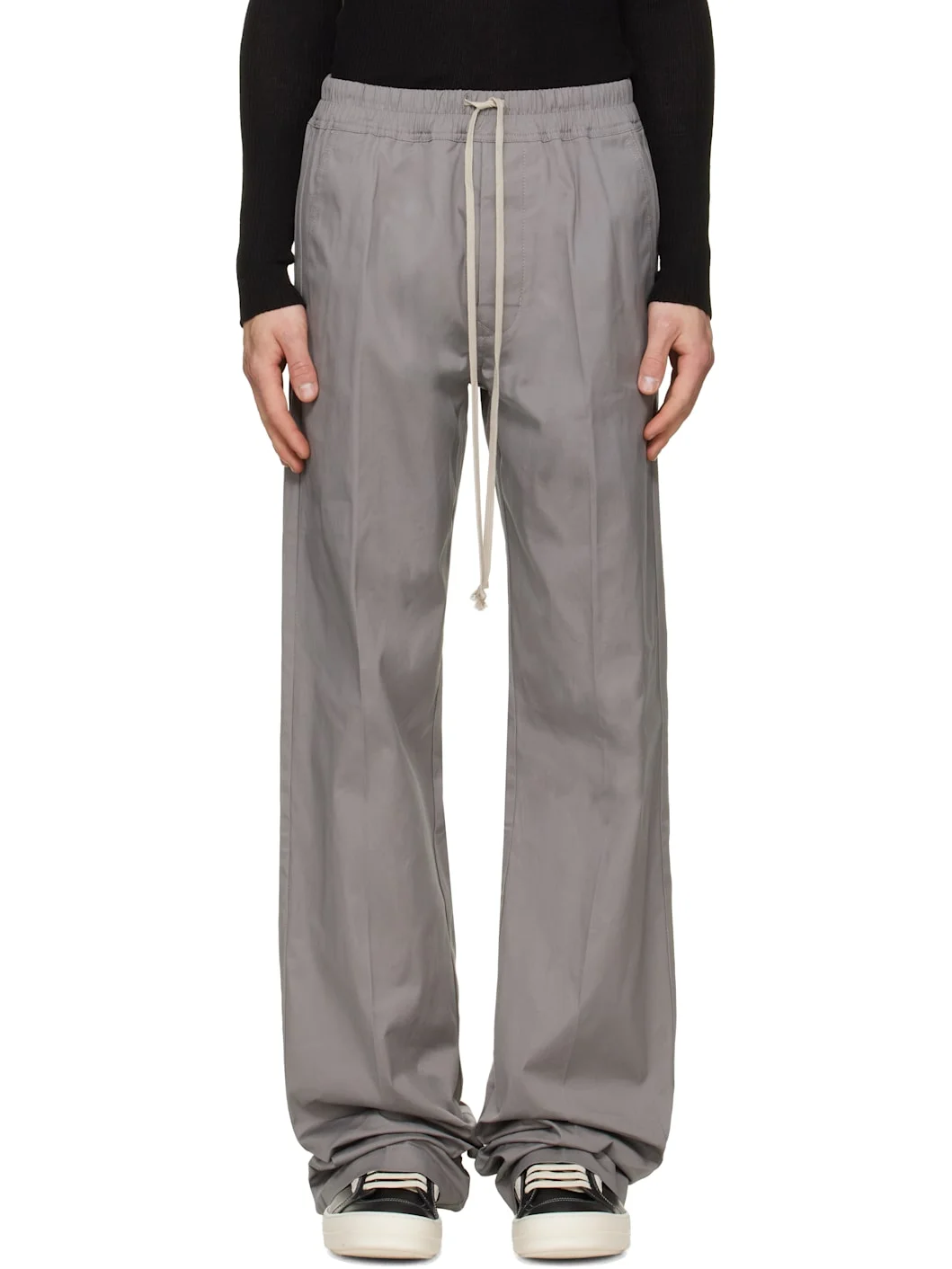 Gray Tower Dietrich Drawstring Trousers - 1