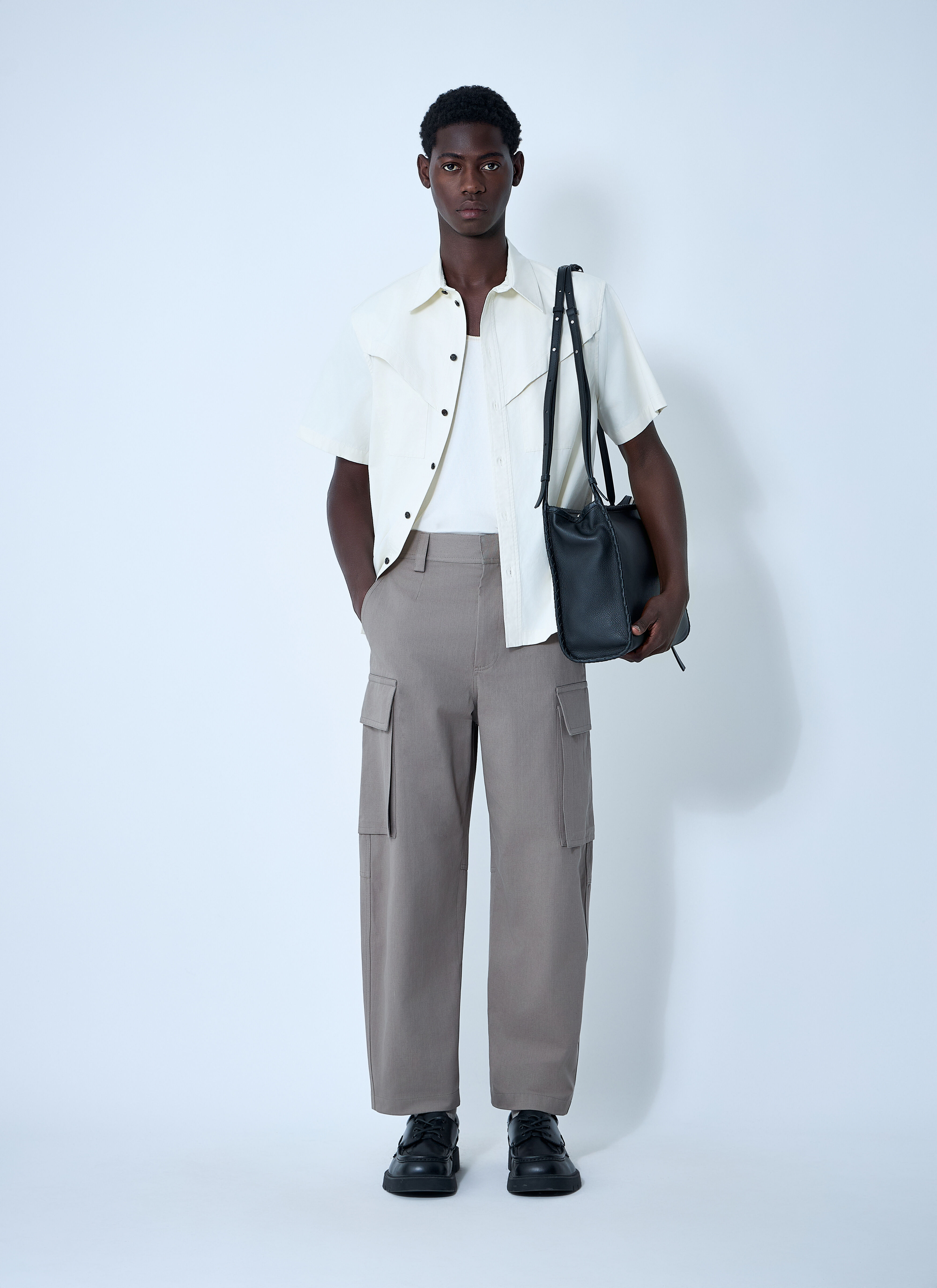 Cotton Twill Cargo Pants - 2