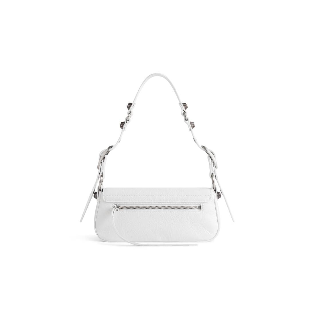 [バレンシアガ]Le Cagole XS Sling Bag White BALENCIAGA Women's Le Cagole Xs Sling Bag in White | REVERSIBLE