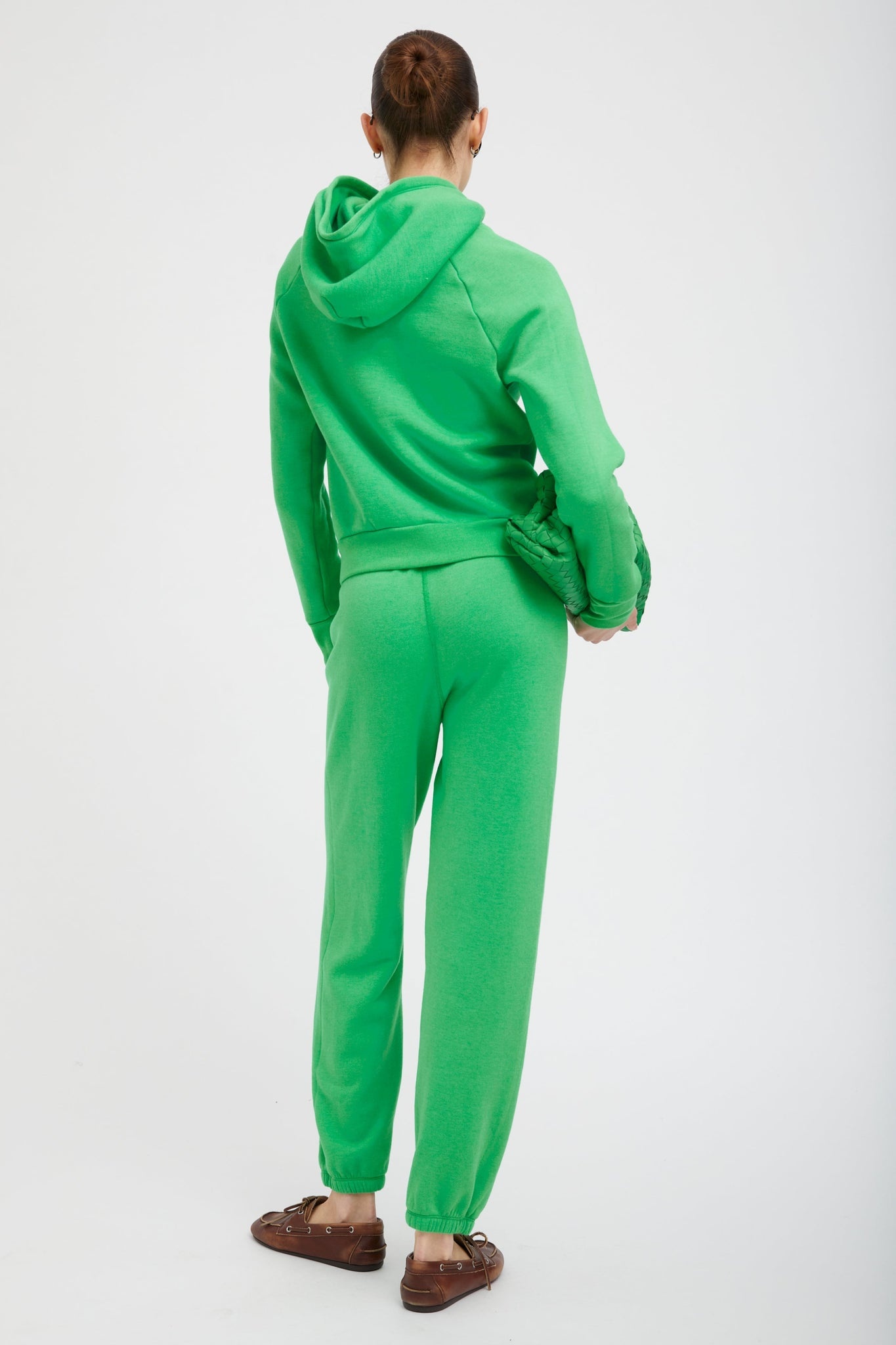 BRIGHT GREEN SHRUNKEN HOODIE - 4