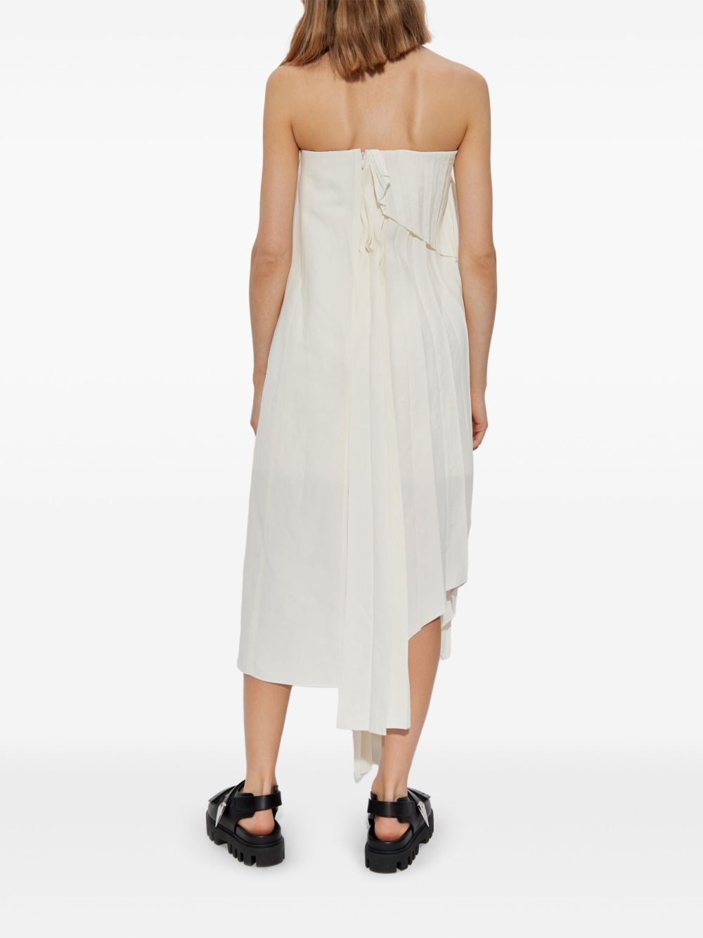 asymmetric midi dress - 3