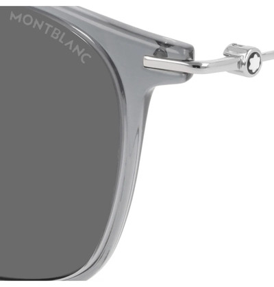 Montblanc Round-Frame Silver-Tone and Acetate Sunglasses outlook