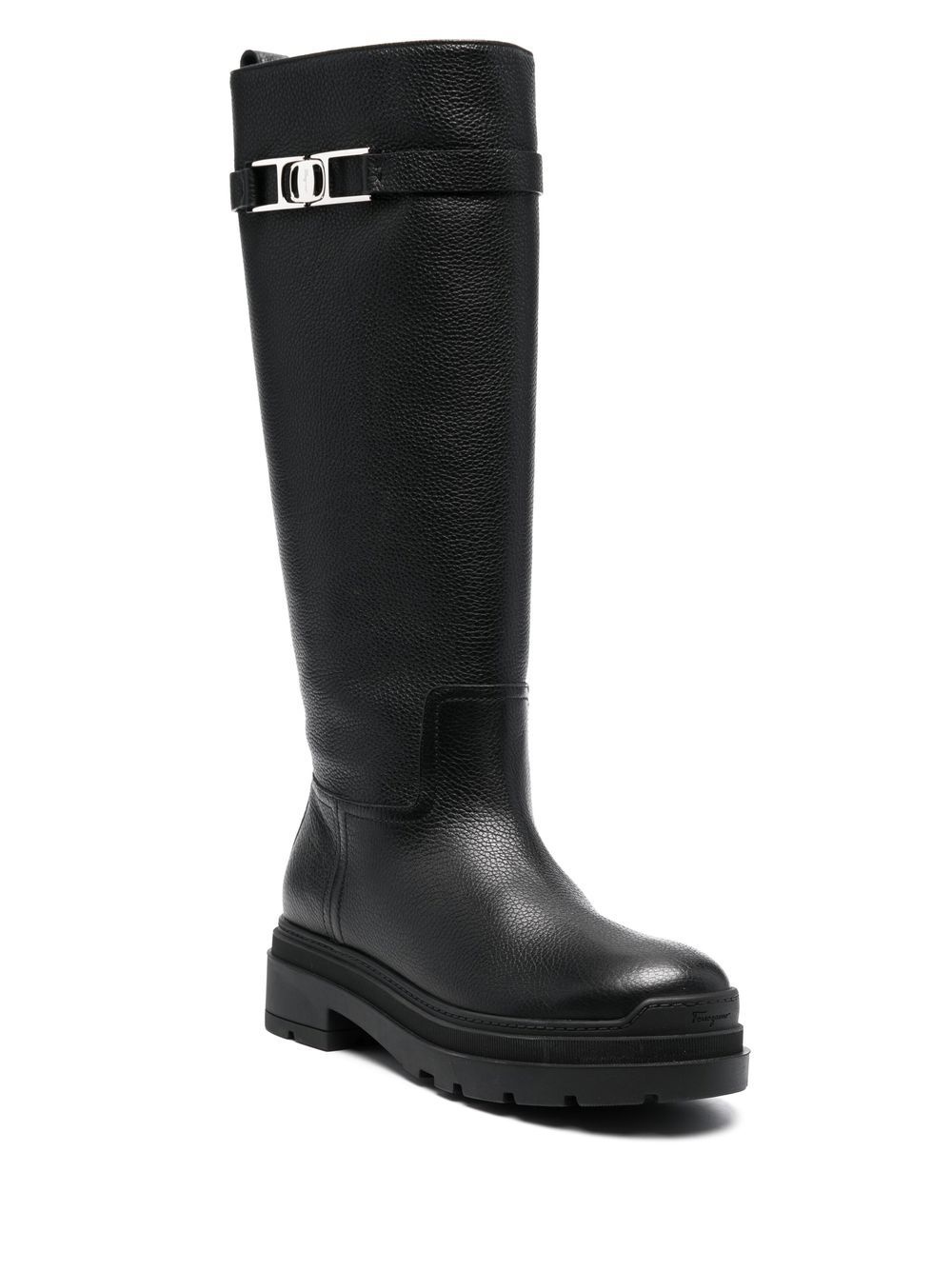 Vara Chain knee-high boots - 2