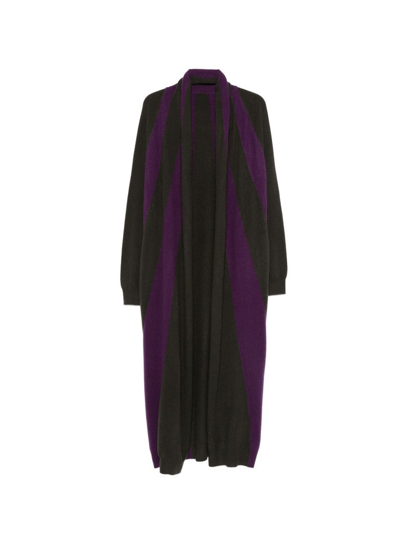 striped long cardigan 1