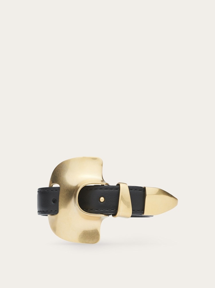 BRACELET WITH SCULPTURAL BUCKLE - 1