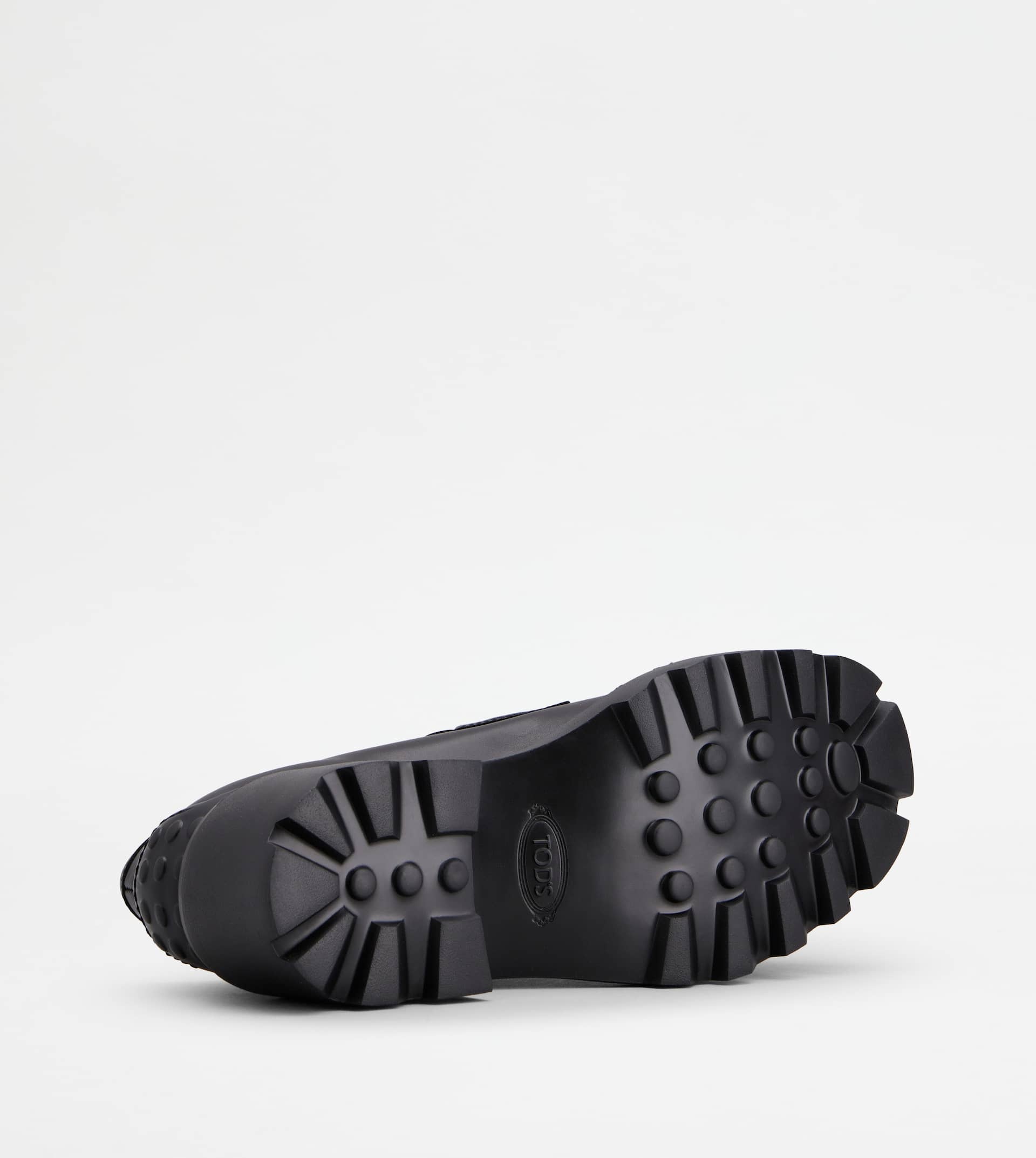 LOAFERS IN LEATHER - BLACK - 5