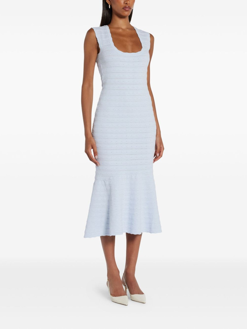 LoveShackFancy Leigh knitted midi dress outlook