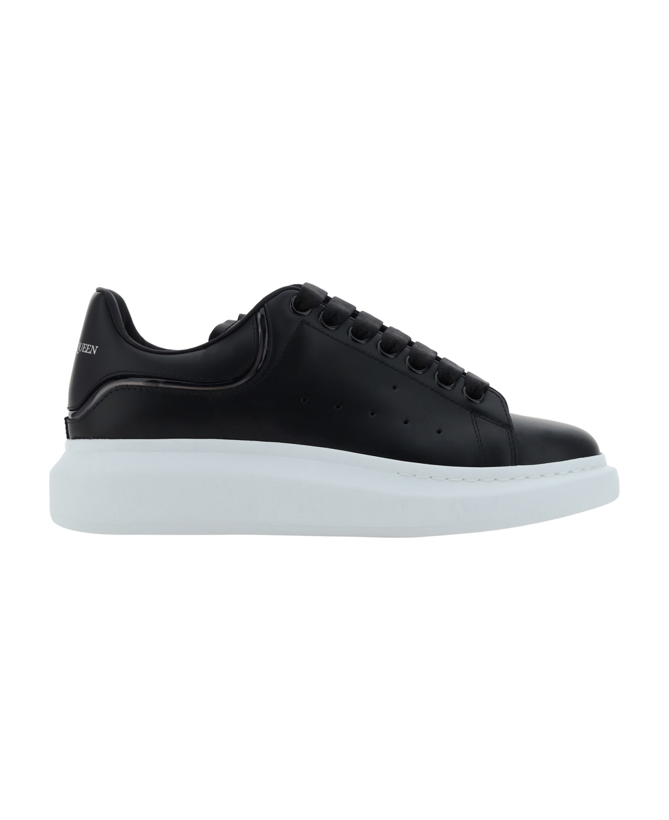 Low Top Sneakers With Oversized Platform And Logo In Leather - 1