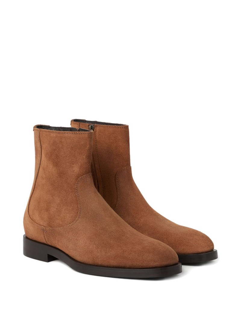 Brunello Cucinelli suede Chelsea boots outlook