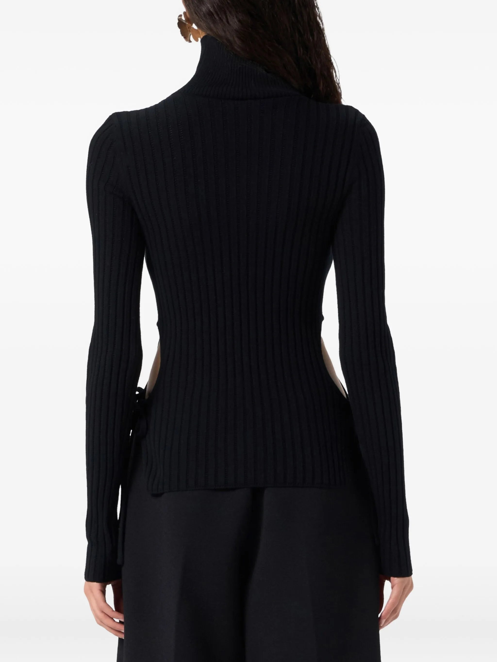 Blumarine Turtleneck Cut-out Top - 5