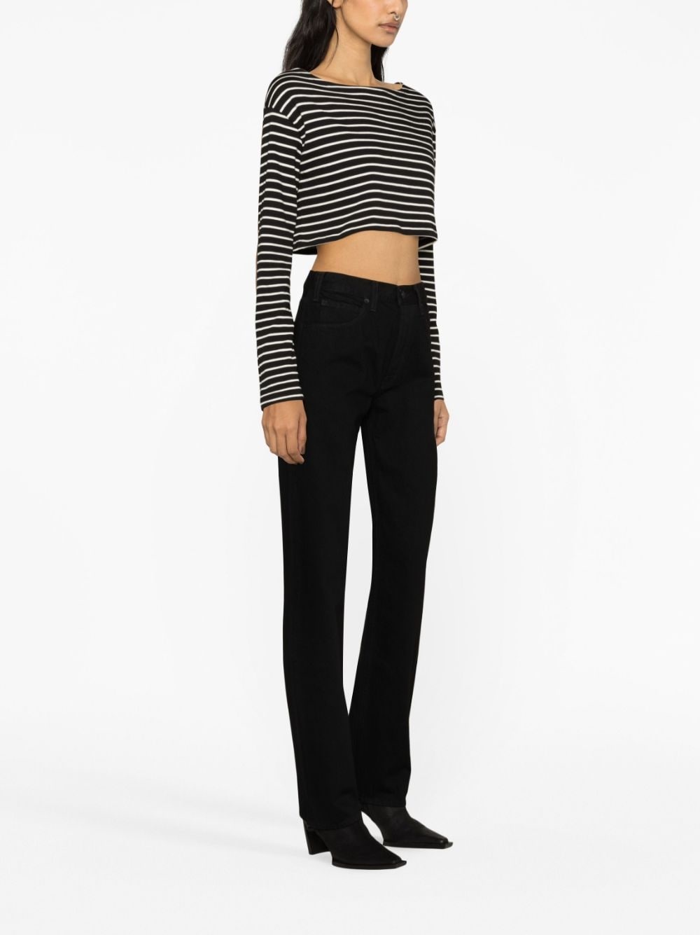 Smith mid-rise straight jeans - 3