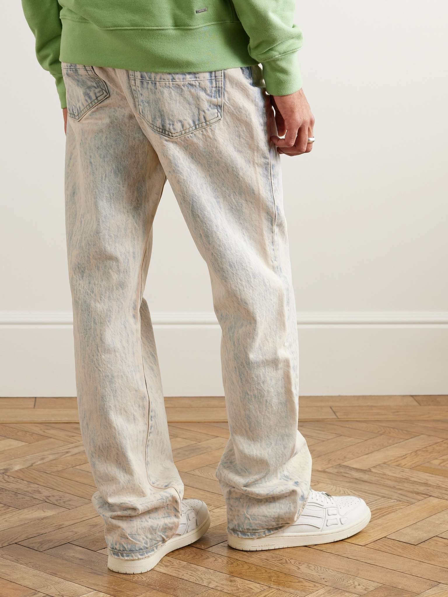 Release Hem Straight-Leg Distressed Jeans - 4