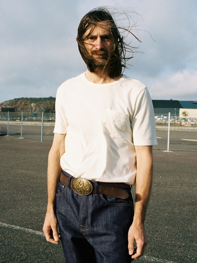 Western Buckle Belt Dark Brown 4