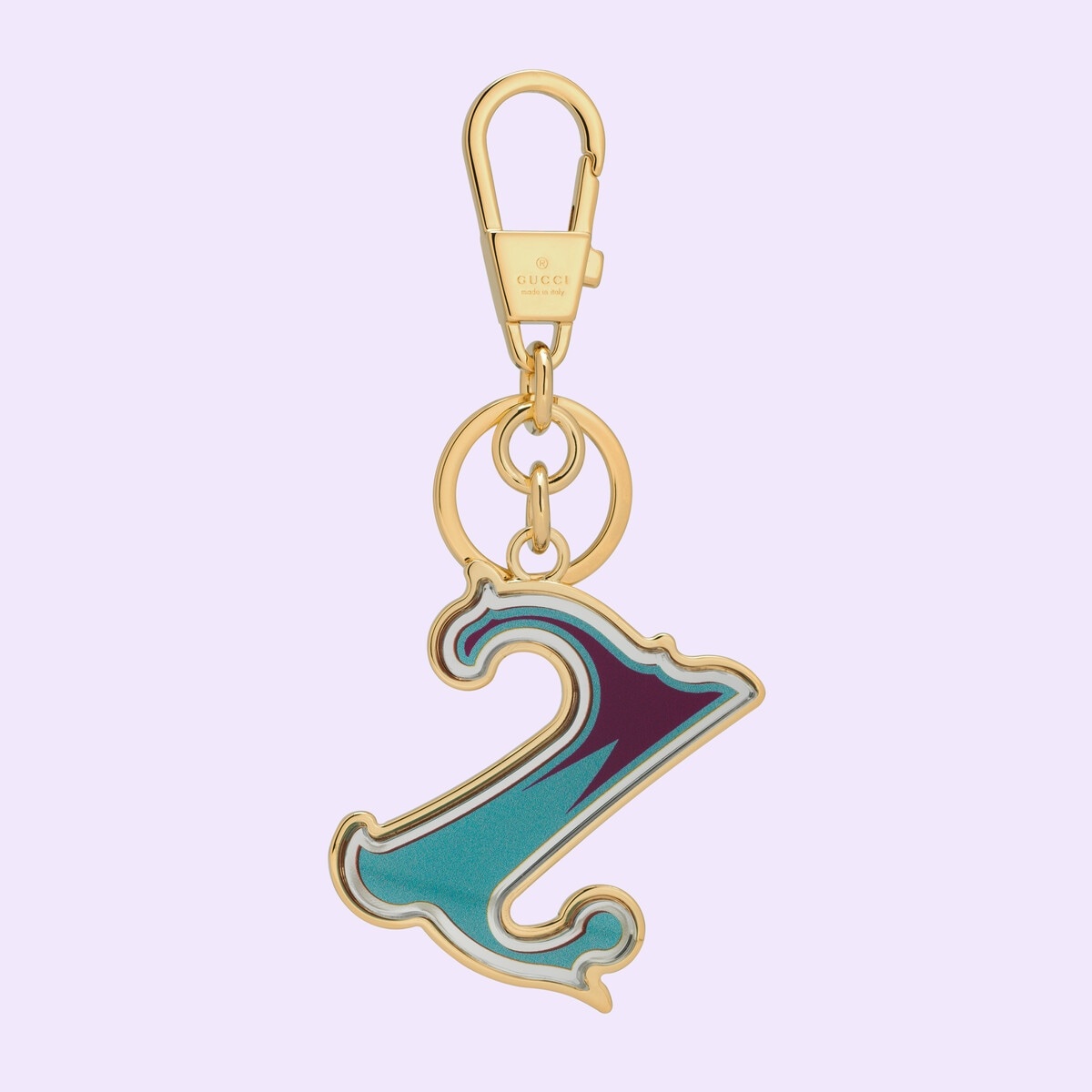 Letter Z Plexiglas keychain - 1