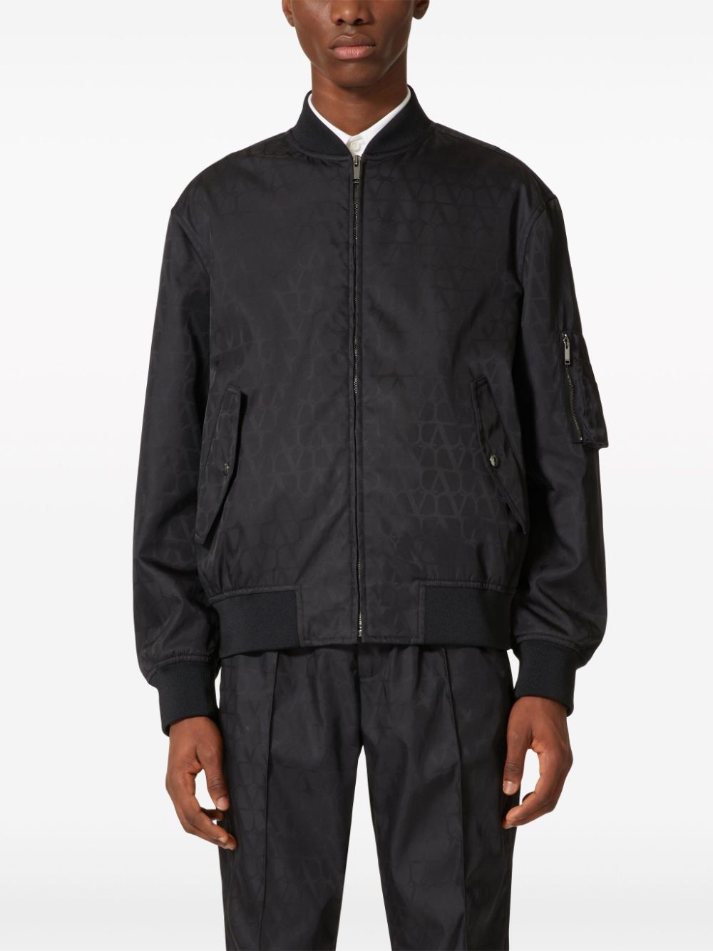 Toile Iconographe-jacquard bomber jacket - 3