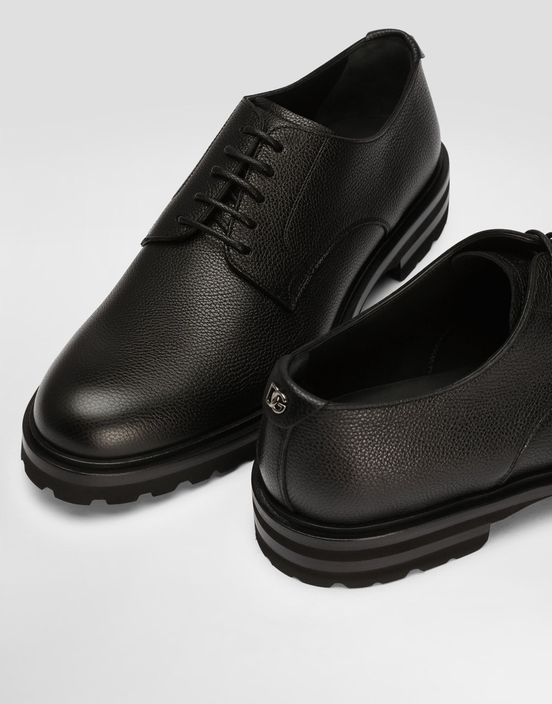 Grainy calfskin Derby shoes 4