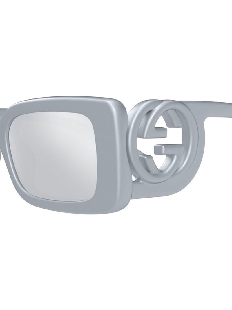GG-logo rectangle-frame sunglasses 3