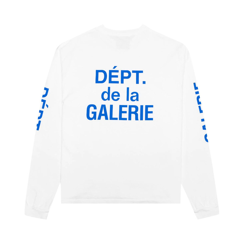 GALLERY DEPT. Gallery Dept. French Collector Long-Sleeve Tee 'White' outlook