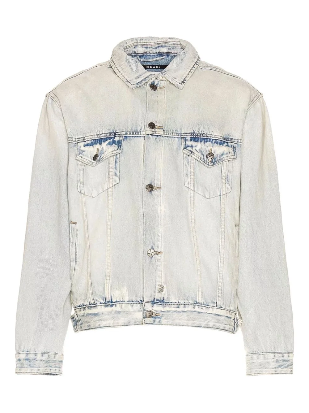 Oh G Phase Out Stencil denim jacket - 1