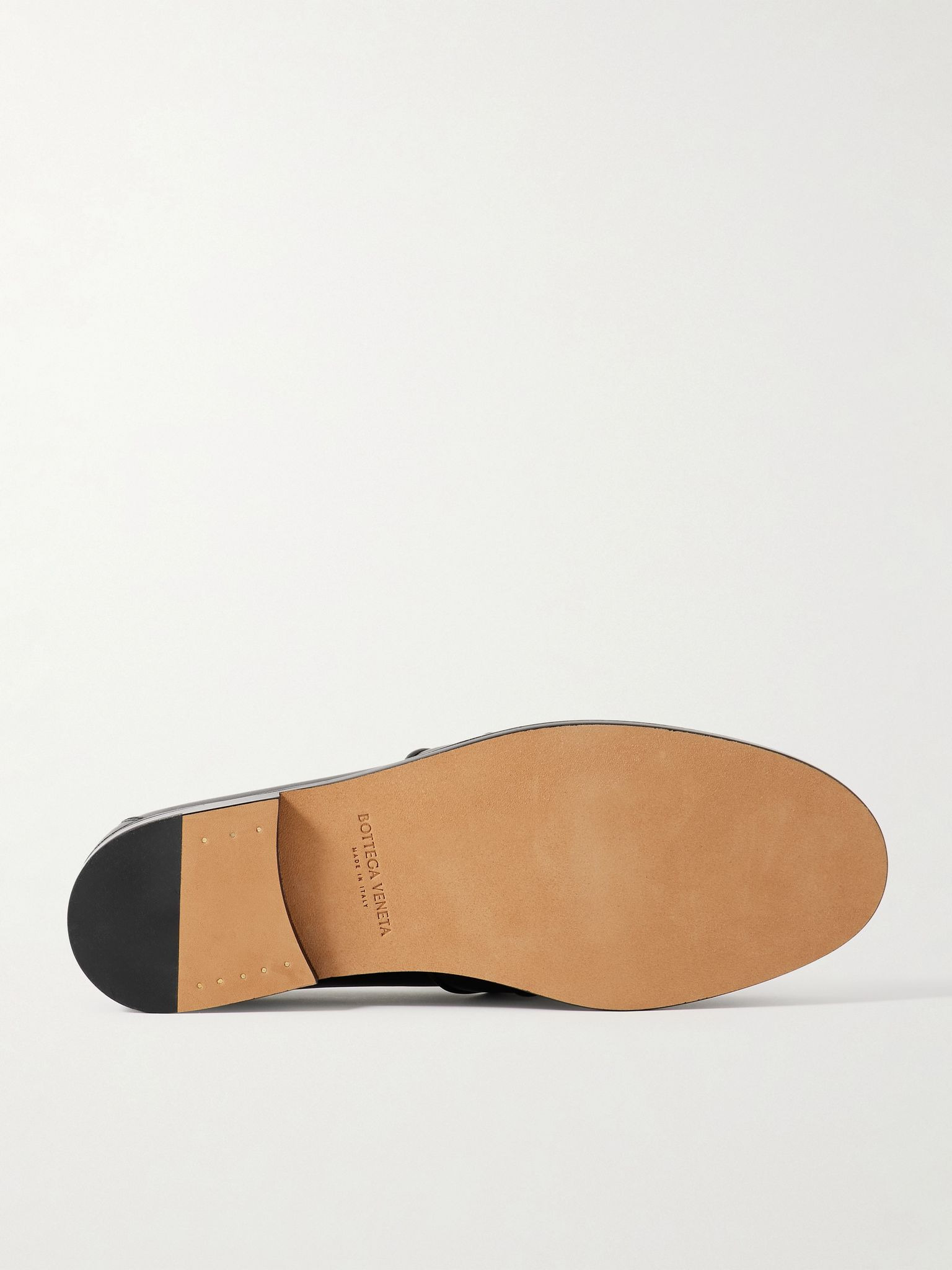 Astaire Knot-Detailed Leather Loafers Black - 3