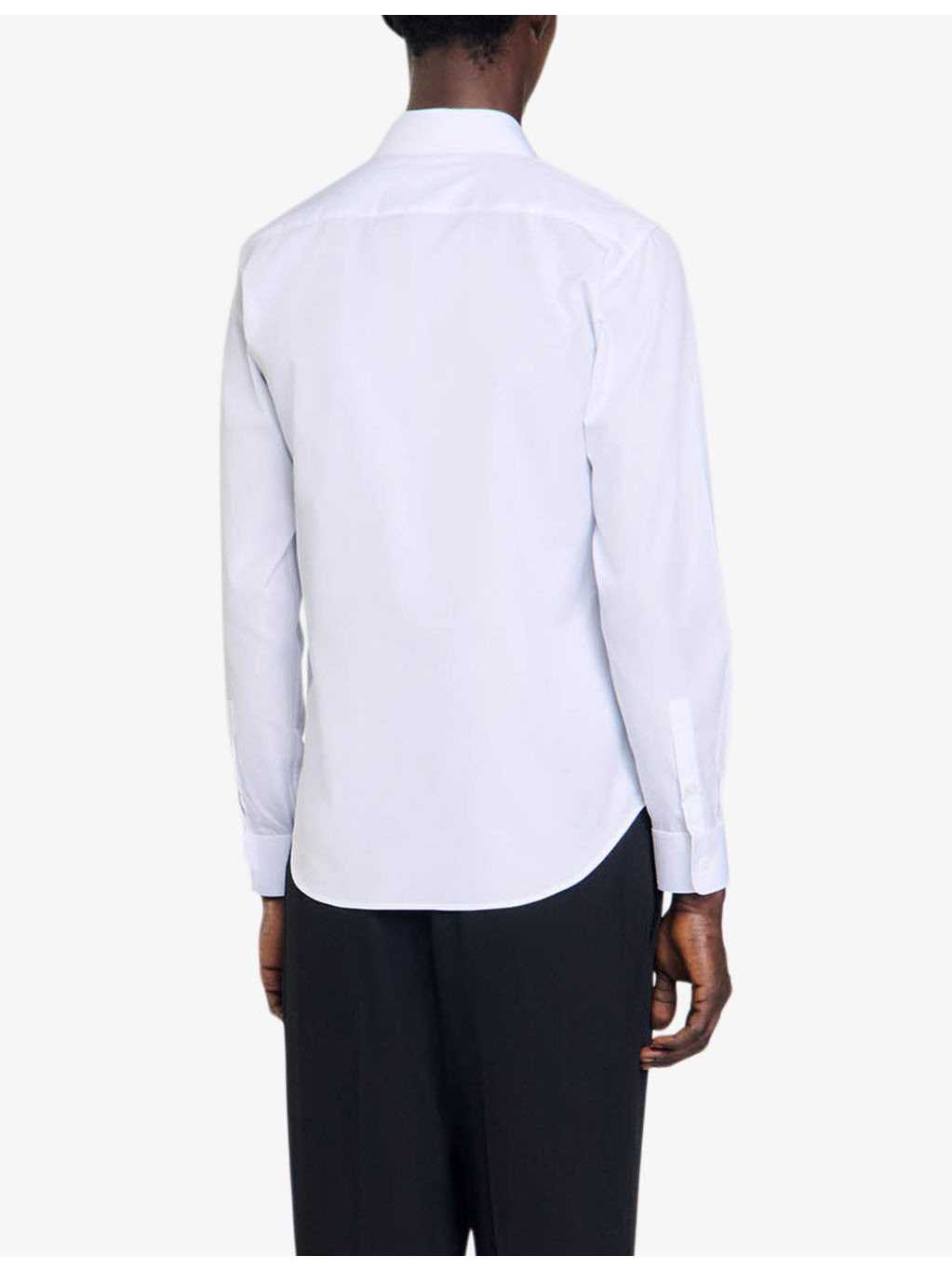 Classic-collar long-sleeve cotton shirt - 4