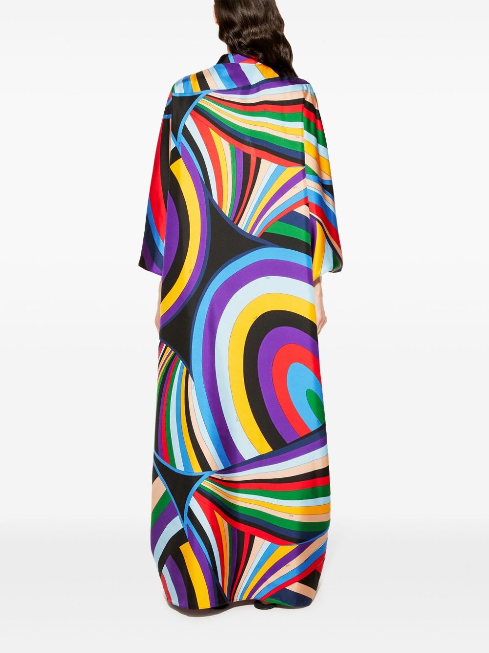Iride-print kaftan - 4