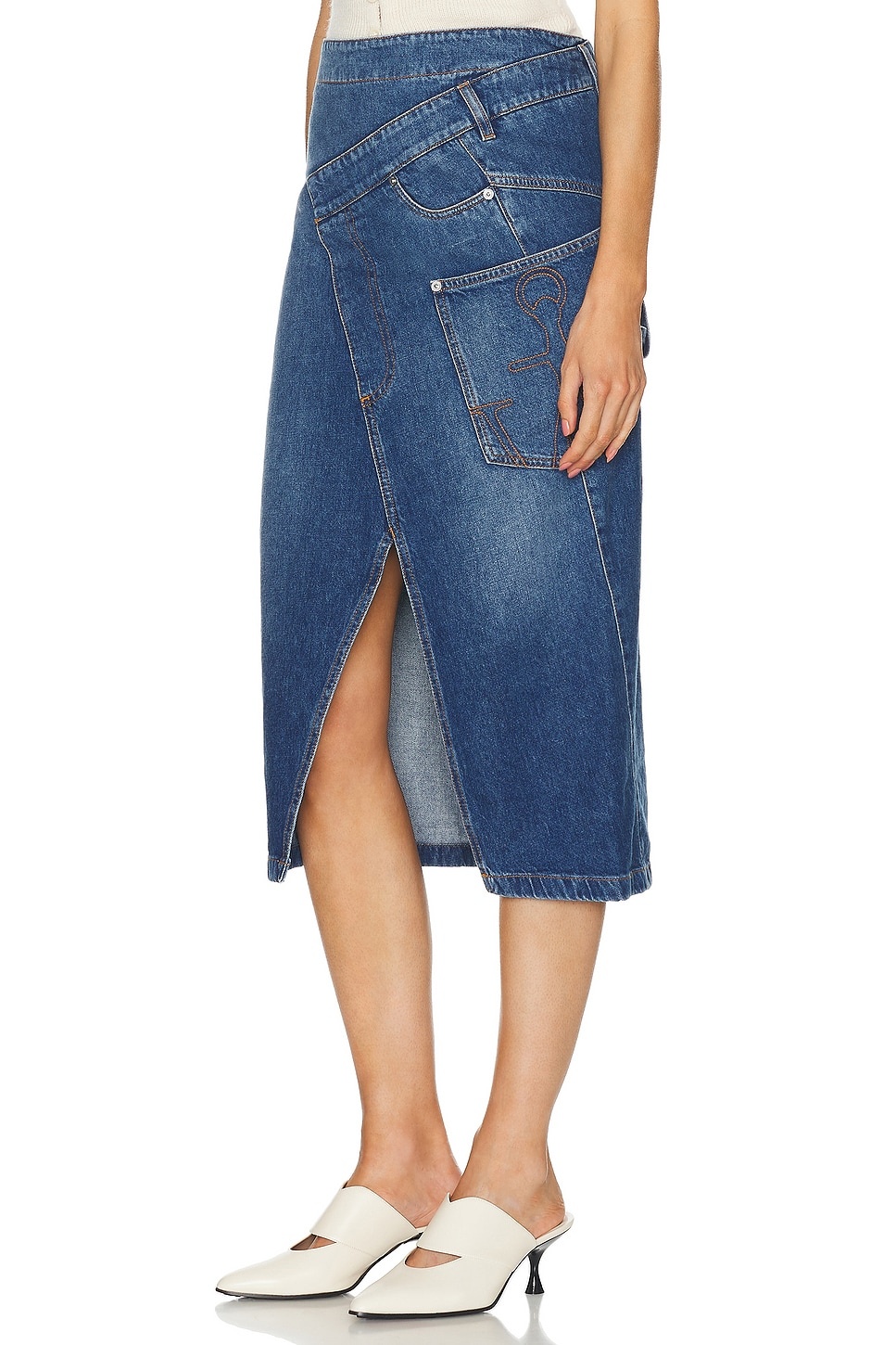 Twisted Midi Skirt - 3