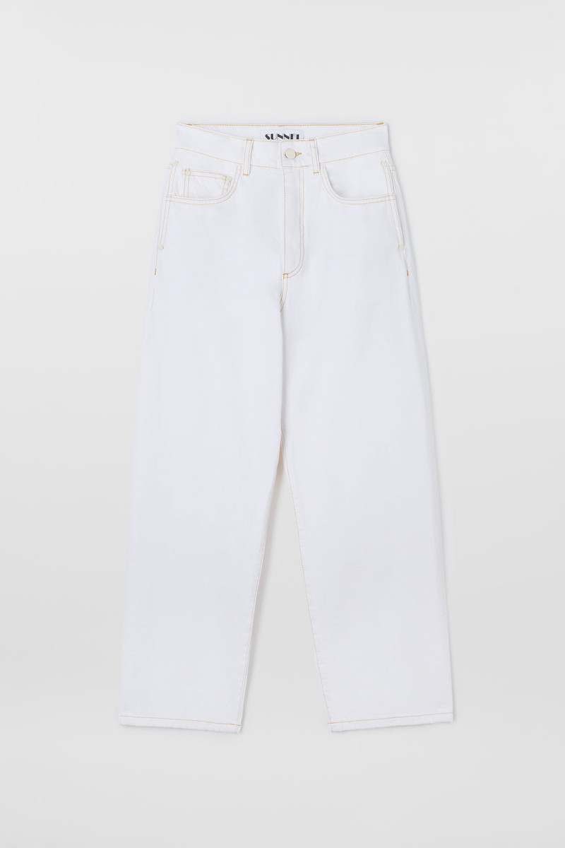 TAPERED PANTS / optical white 1