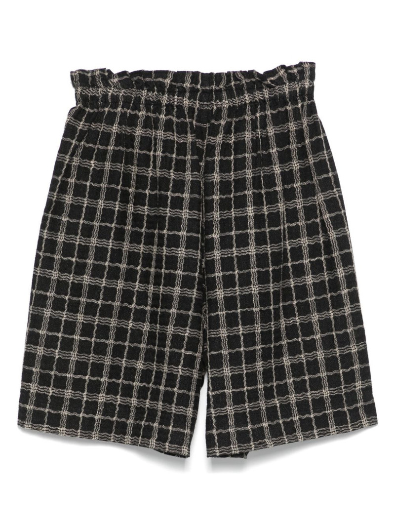 HENRIK VIBSKOV WAYBILL SHORTS - BLACK CURVY GRID outlook