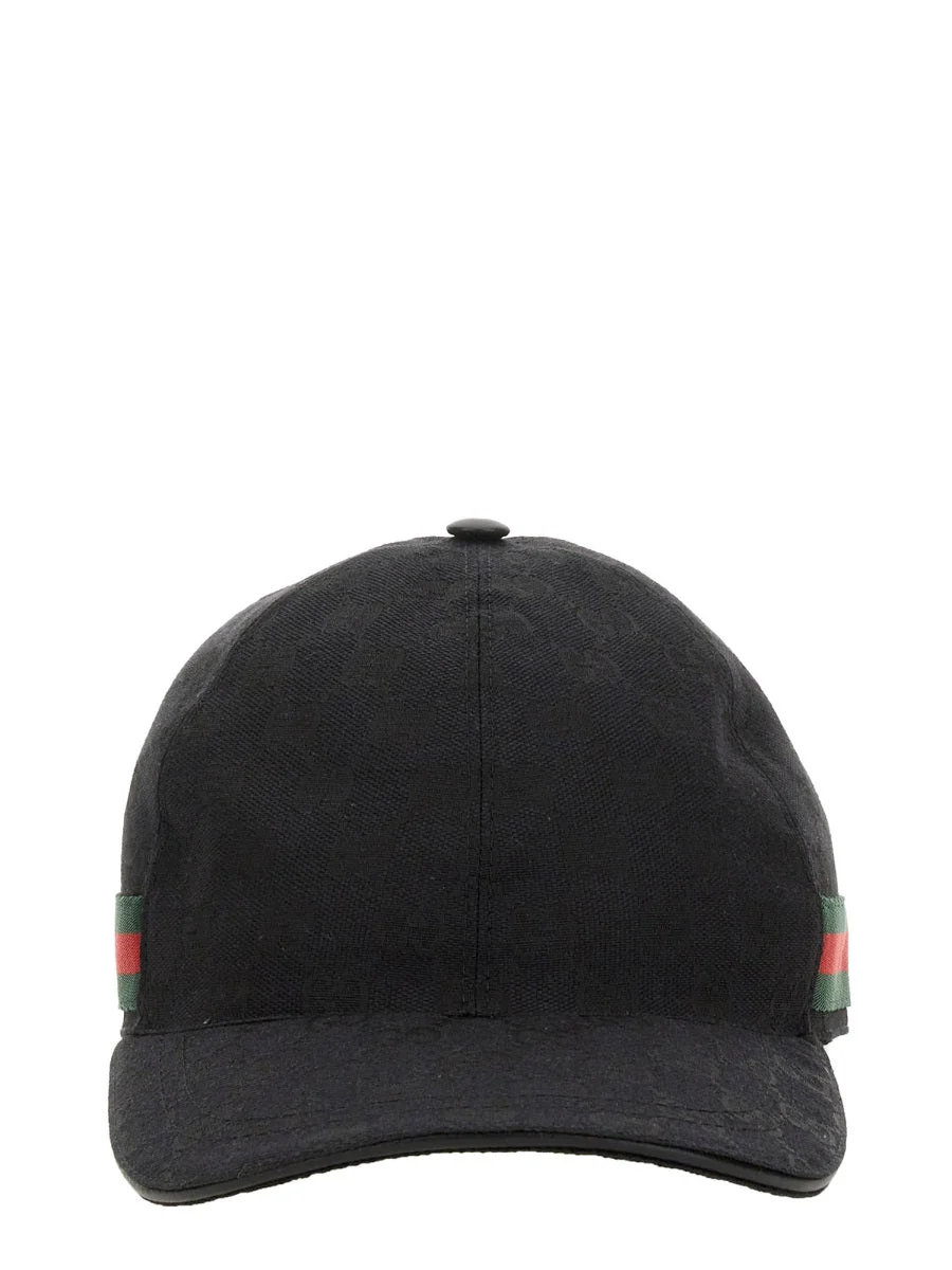 Gucci Men Baseball Hat With Web - 1