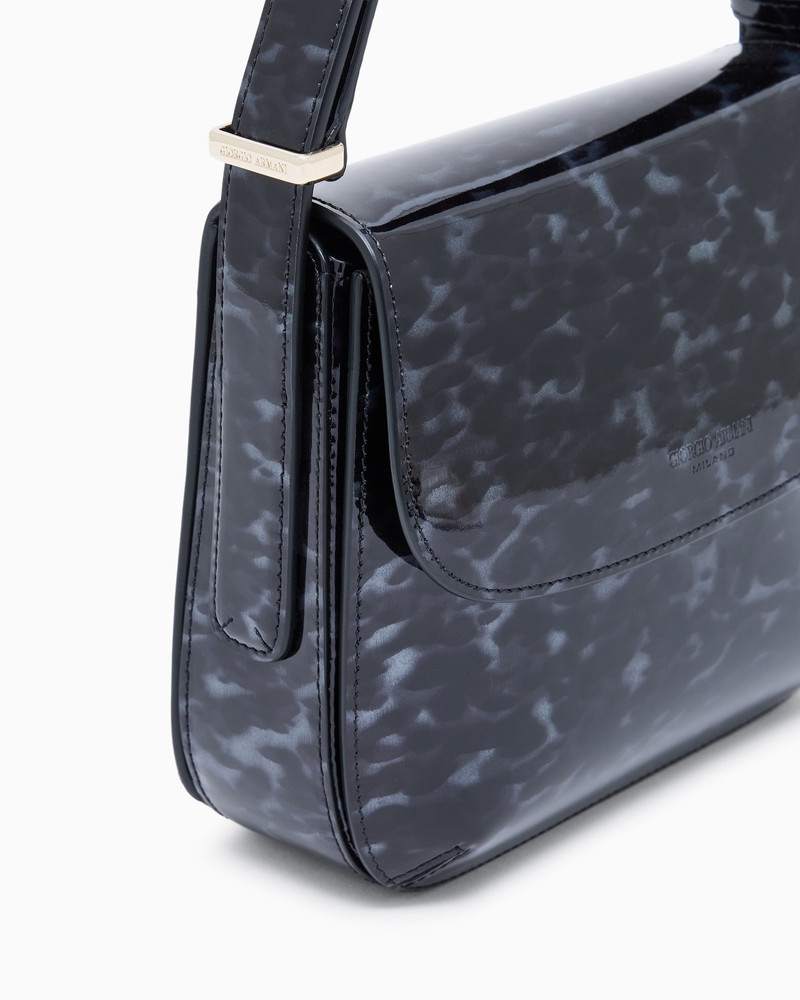LA PRIMA BAG IN TORTOISESHELL PATENT LEATHER 5