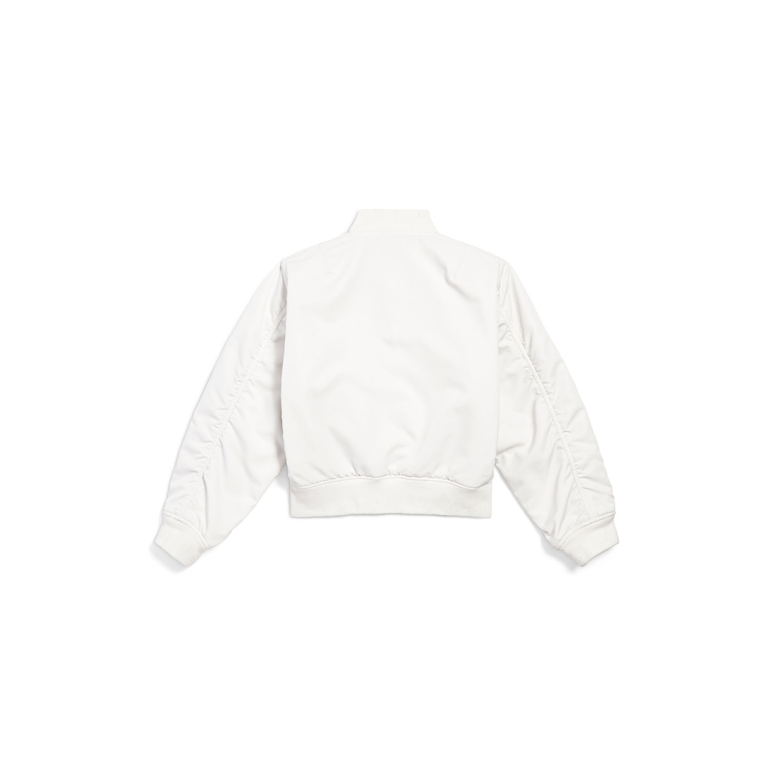 Women's Loop Sports Icon Shrunk Varsity Jacket in White - 6