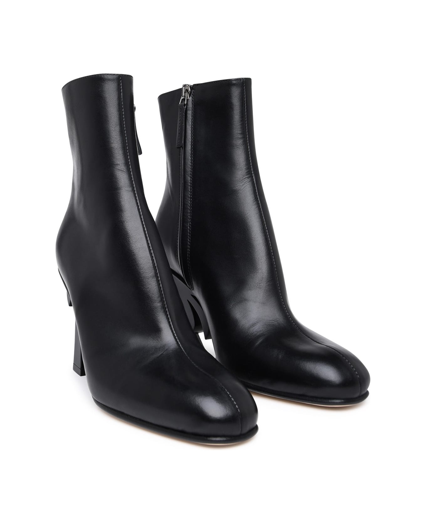 Leather Ankle Boots - 2