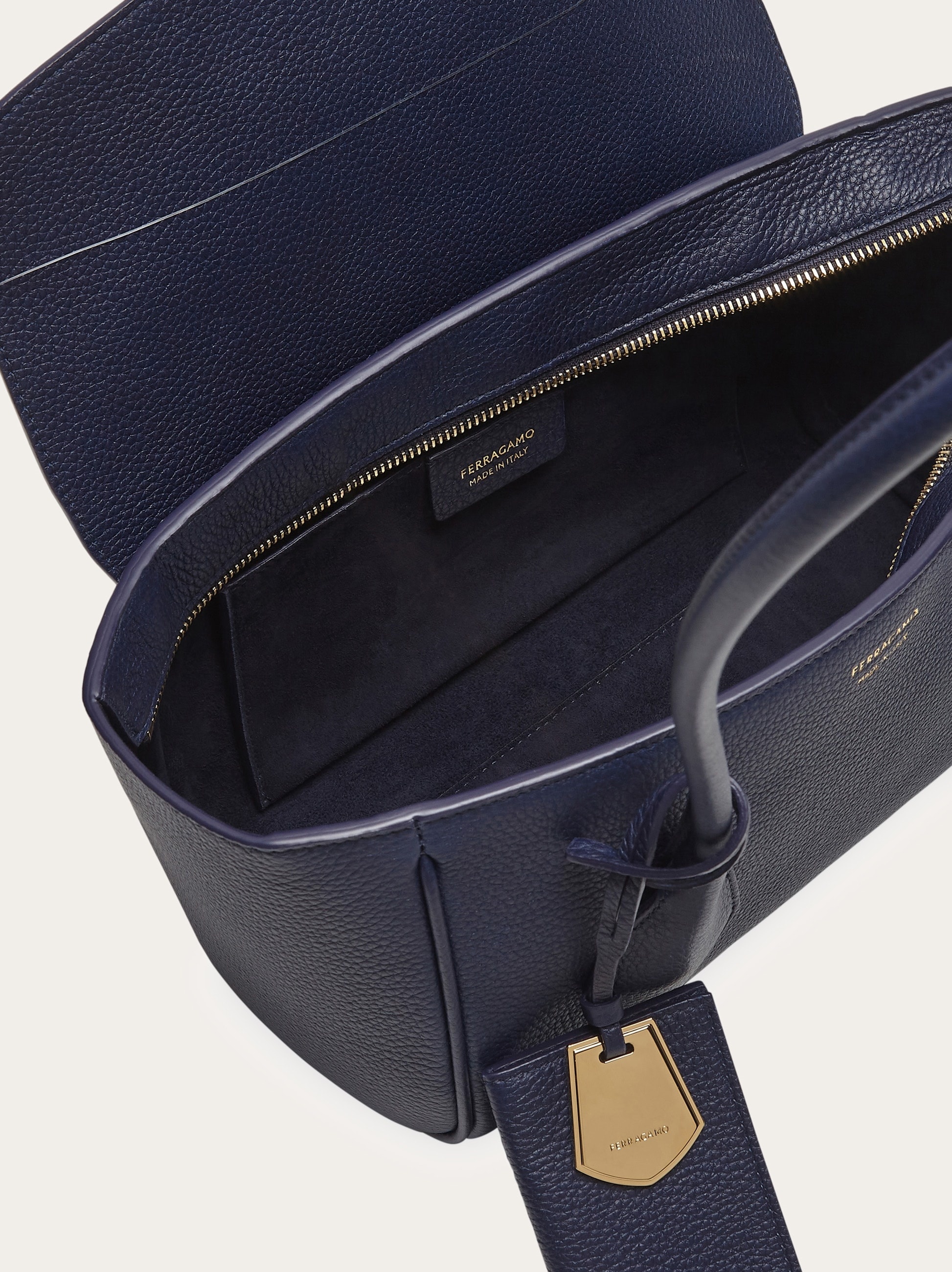 FERRAGAMO East-West tote bag (S) | REVERSIBLE