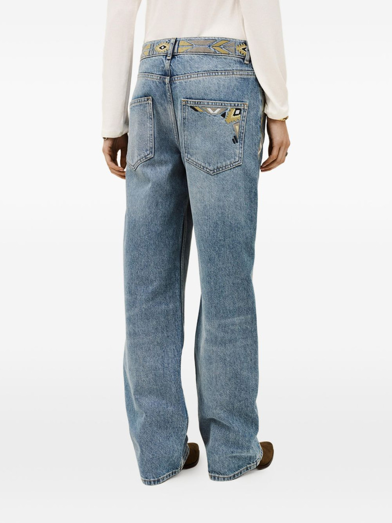 Rizie embroidered jeans 4