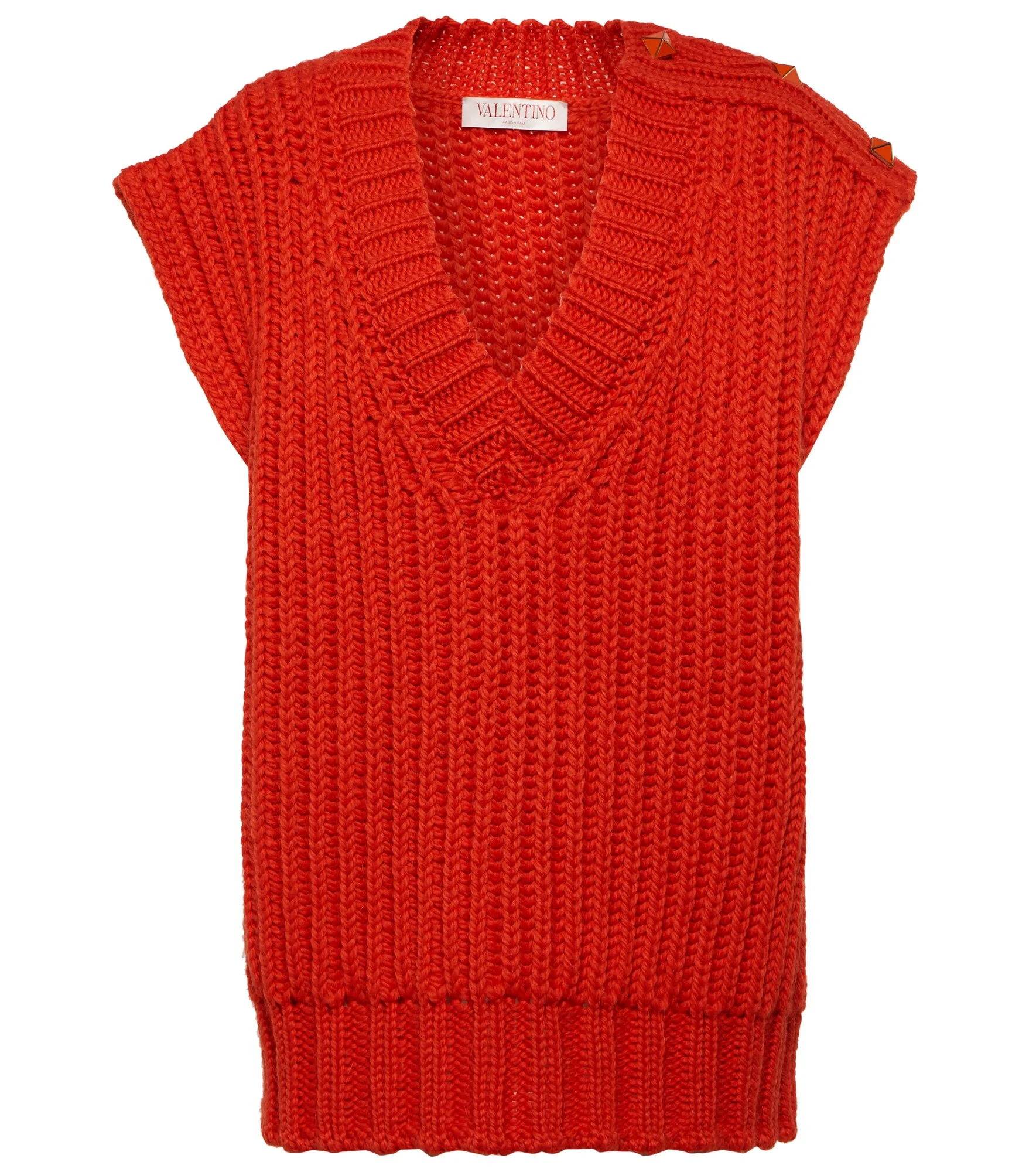 Wool-blend sweater vest - 1