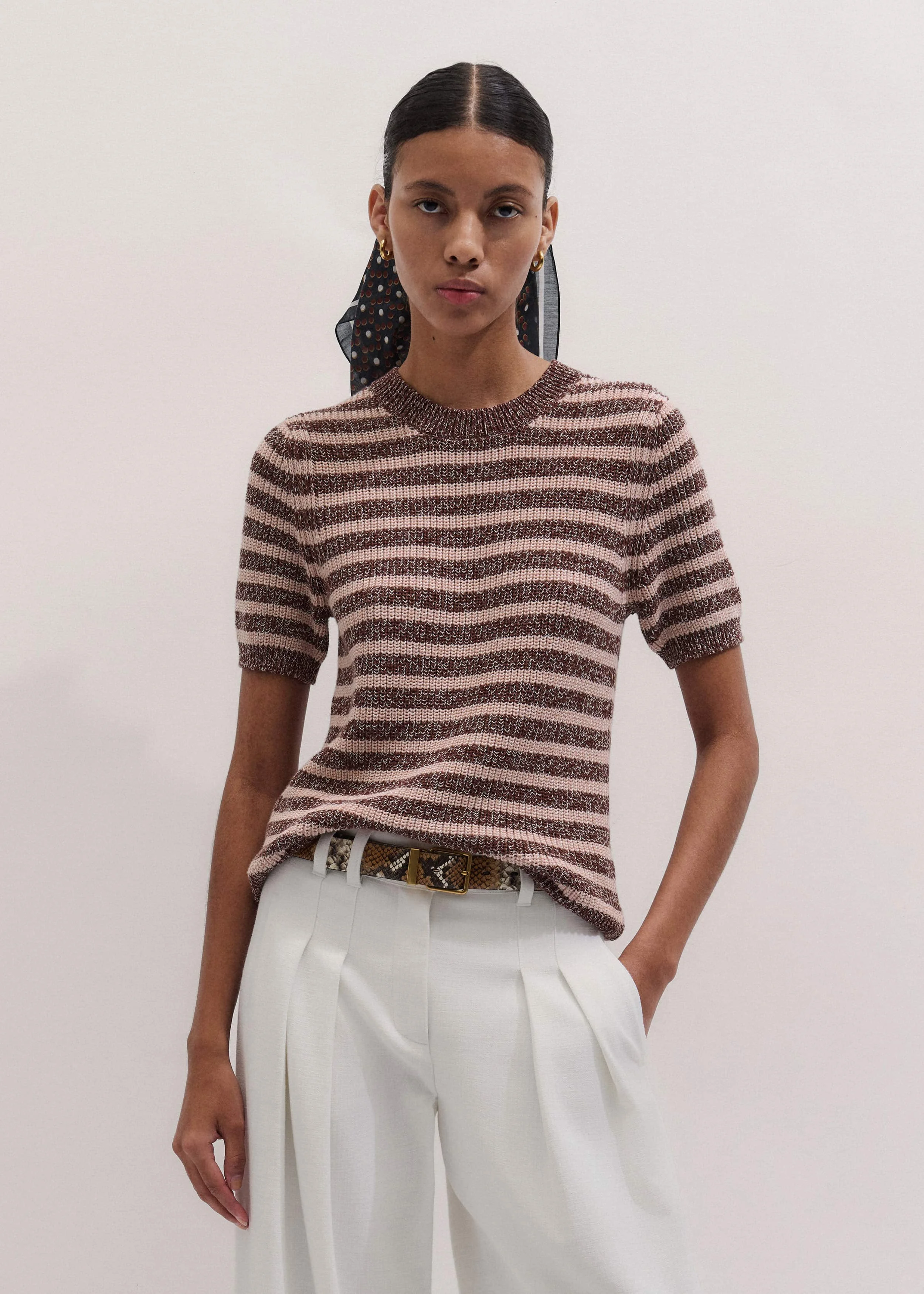 Straight Knit Tee - 1