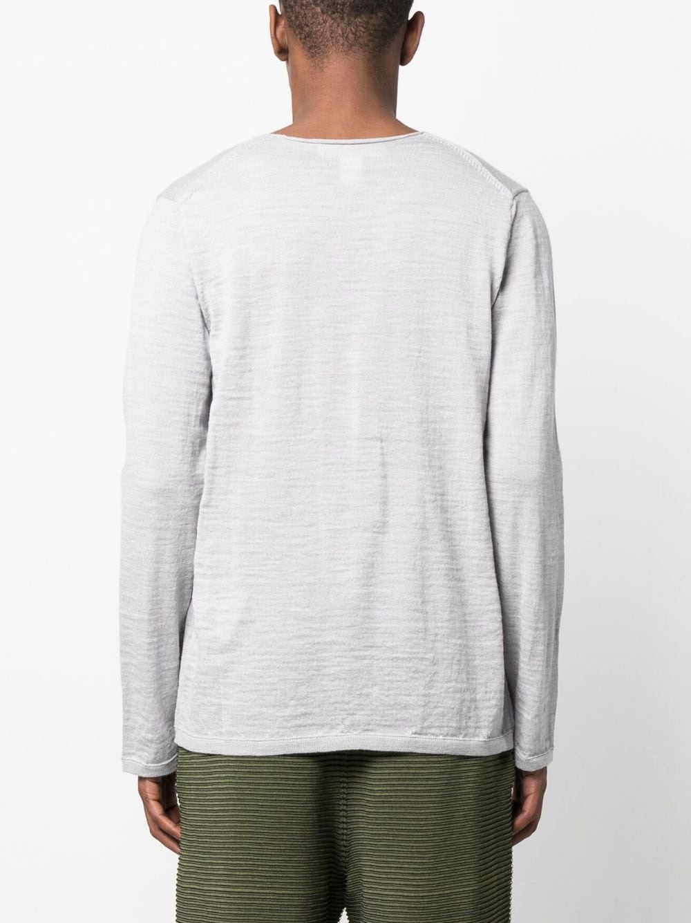 melange-effect mushroom-print jumper - 4