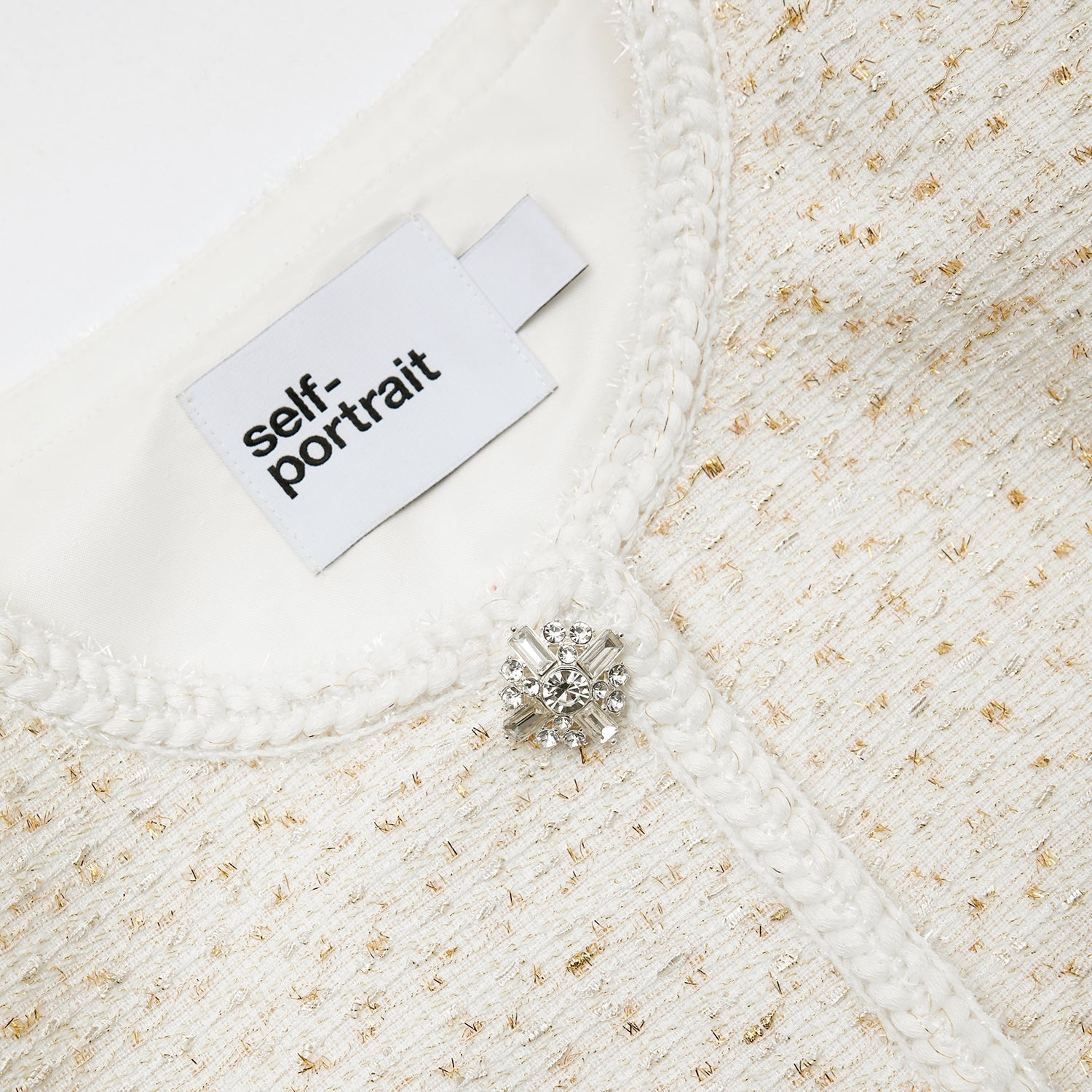 Cream Boucle Jacket - 5