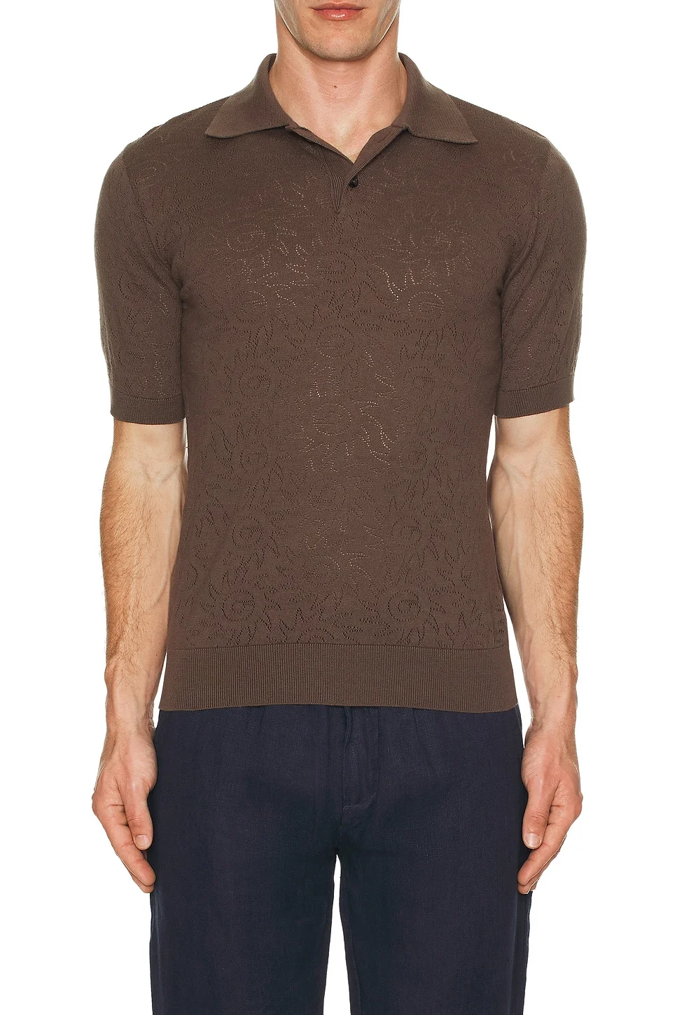 Belser Knitted Polo - 1