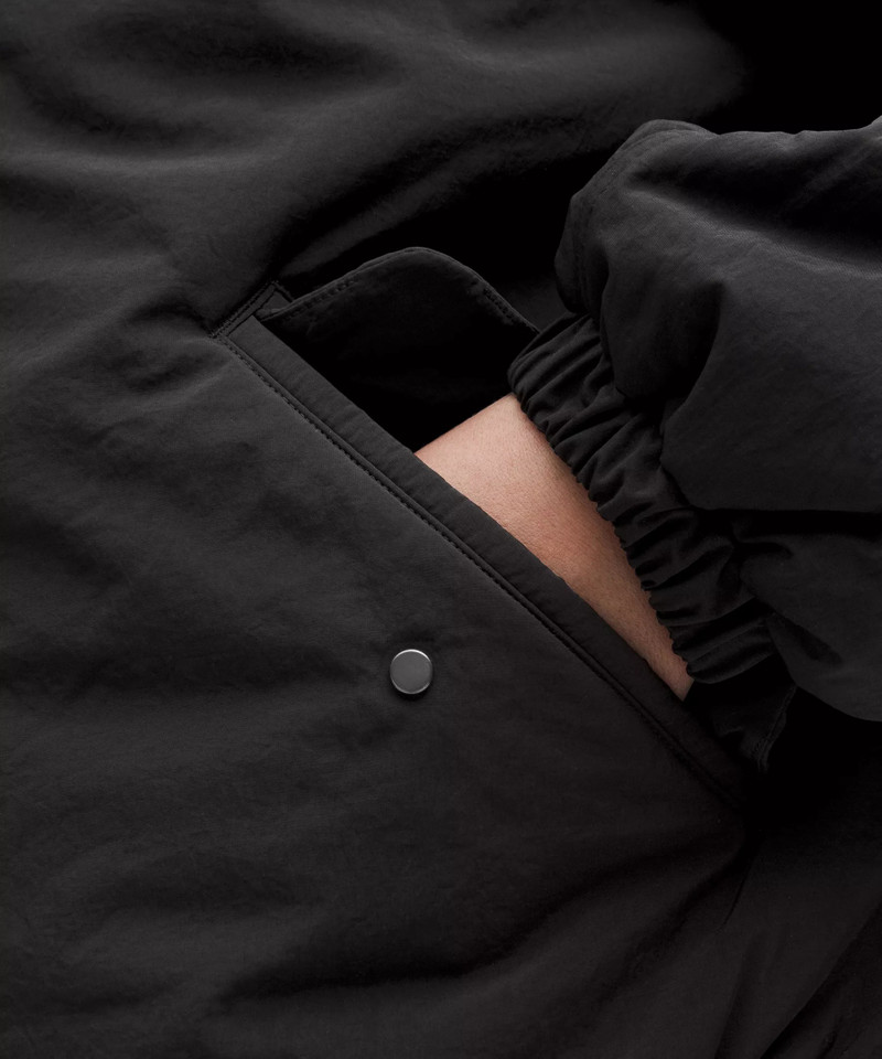 Insulated Oversized Collared Jacket 5